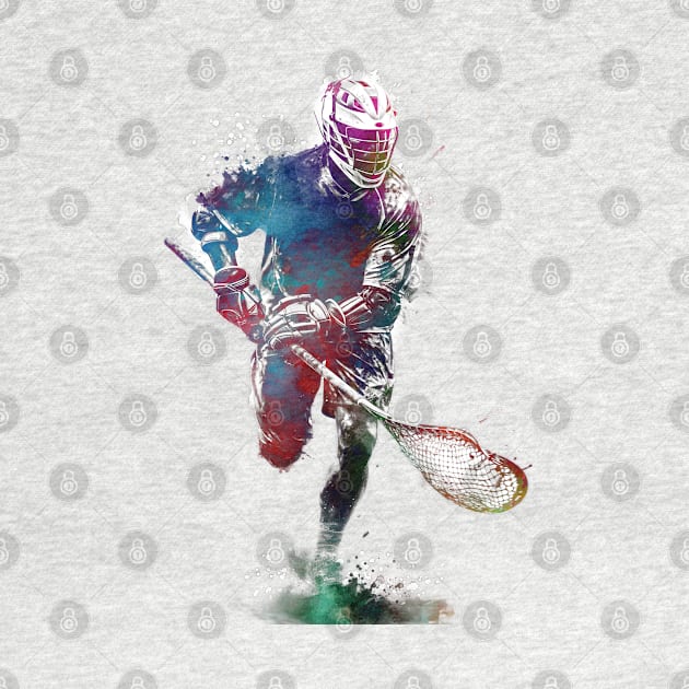 Lacrosse sport art #lacrosse #sport by JBJart